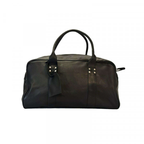 Dual floor to floor zip opening leather duffle, holdall Men's, Weekend, Travel, Gym, overnight  duffel bag, Gift, Unisex