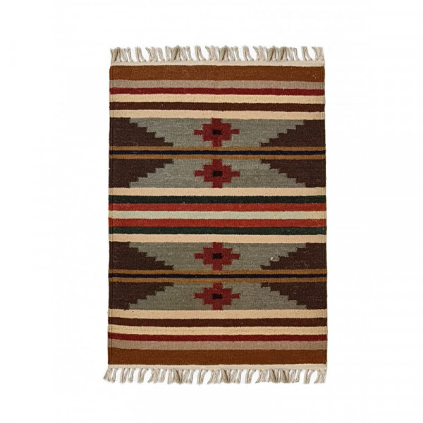 Tapis Kilim fait main, décoration de salon, oriental, traditionnel, tapis (multicolore)