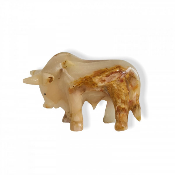 Handcrafted Onyx, Marble Bull, Beautiful Home decoration Craft, Bull Ox