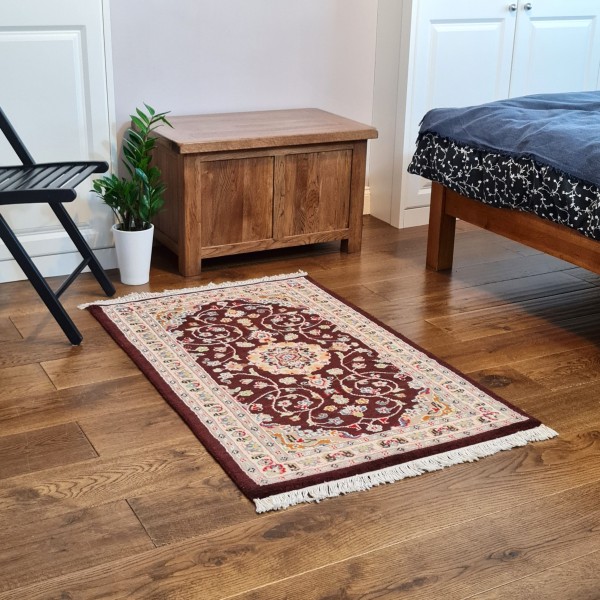 copie de véritable tapis pakistanais fait à la main noué à la main tapis de laine et de soie de style persan