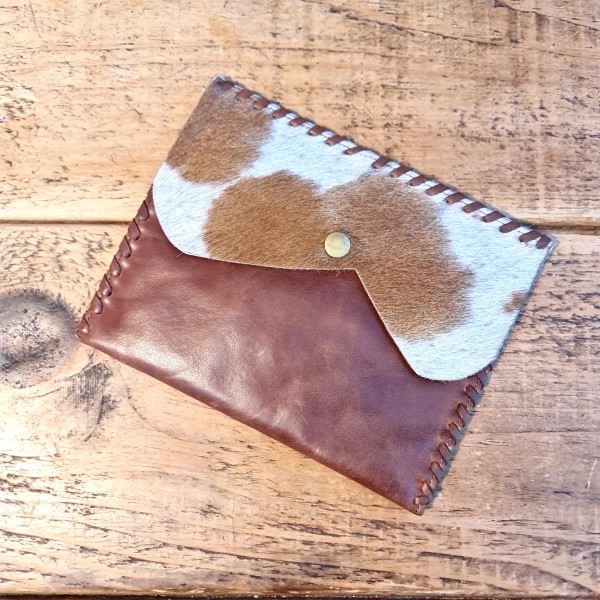 Leather Clutch, Handmade Purse, Minimalist Envelope Style, Ladies Purse | Women's Leather Bag