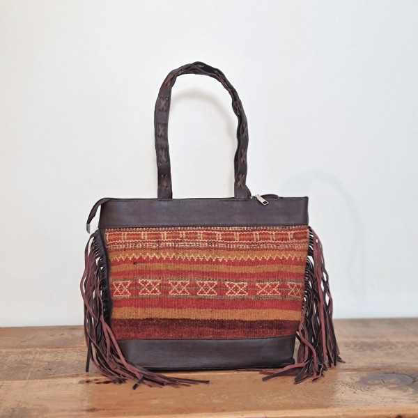 Handmade Vintage Kilim handbags, Warm Colours, Unique, Kilim and Genuine Leather, Kilim bags, Kilim handbags