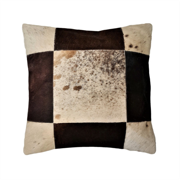 COWHIDE CUSHION COVER - Leather Pillow Cover, Hair On Cushion Cover, Soft Animal Skin Pillow Cover