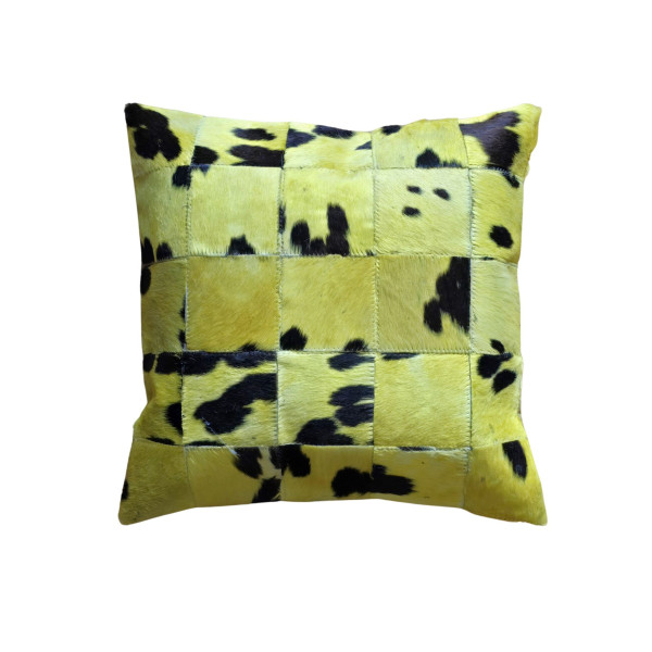 COWHIDE CUSHION FEDERA - Fodera per cuscino in pelle, fodera per cuscino in pelo, fodera per cuscino in morbida pelle di animale