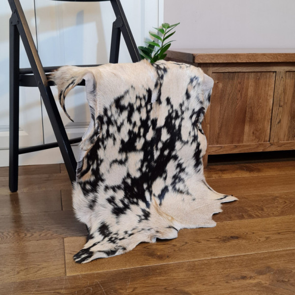 Tapis en peau de chèvre, fourrure douce Animal Skin 100% tapis en cuir véritable, peau d'animal,peau de vache