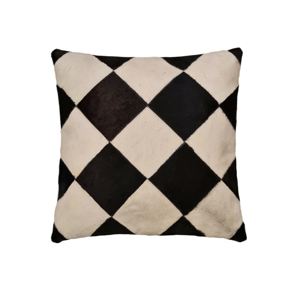 COWHIDE CUSHION COVER - Leather Pillow Cover, Hair On Cushion Cover, Soft Animal Skin Pillow Cover