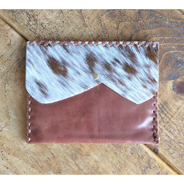 Leather Clutch, Handmade Purse, Minimalist Envelope Style, Ladies Purse | Women's Leather Bag