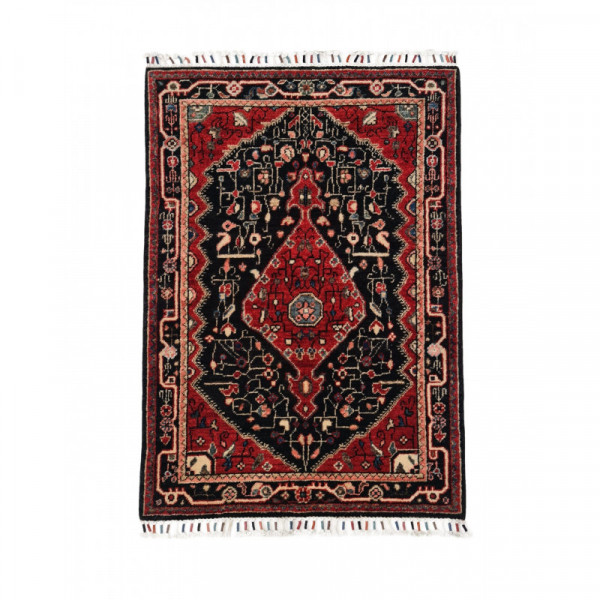 AFGHAN TRIBAL RUG - Afghani Handmade Kazak, Area Rug, Hand-Knotted Rug - Golden