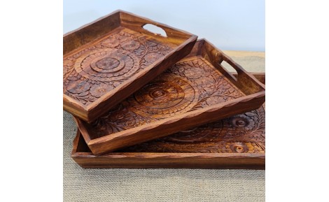 Dal rustico al moderno: vassoi in legno fatti a mano per abbinare qualsiasi stile